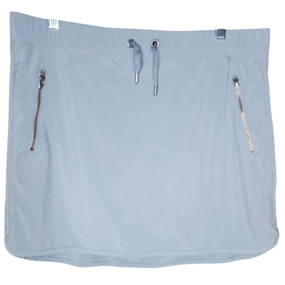 ATHLETA STRETCH-IN SKORT gray womens size large